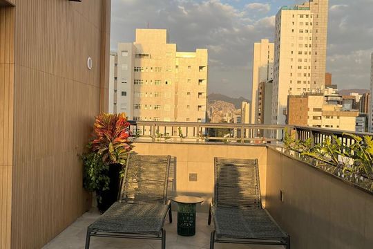 Área comum de apartamento para alugar com 1 quarto, 47m² em Santo Agostinho, Belo Horizonte