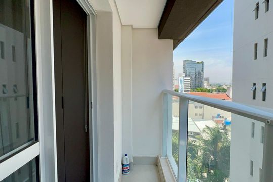 Varanda de kitnet/studio à venda com 1 quarto, 26m² em Pinheiros, São Paulo