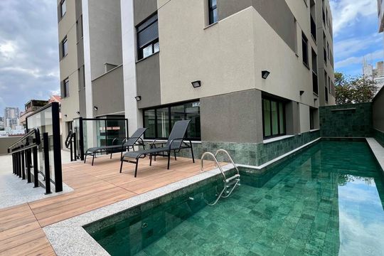 Área comum - Piscina de apartamento para alugar com 2 quartos, 128m² em Santo Antônio, Belo Horizonte