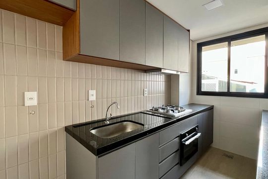Cozinha de apartamento para alugar com 2 quartos, 128m² em Santo Antônio, Belo Horizonte