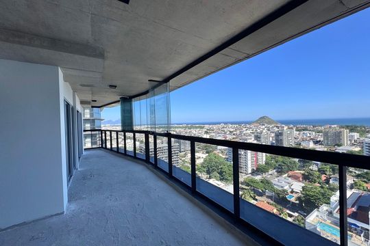 Varanda de apartamento à venda com 3 quartos, 104m² em Recreio dos Bandeirantes, Rio de Janeiro