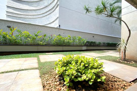Área comum - Jardim de apartamento à venda com 4 quartos, 274m² em Savassi, Belo Horizonte