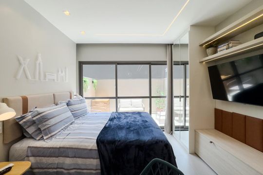 Studio de kitnet/studio à venda com 1 quarto, 33m² em Cerqueira César, São Paulo