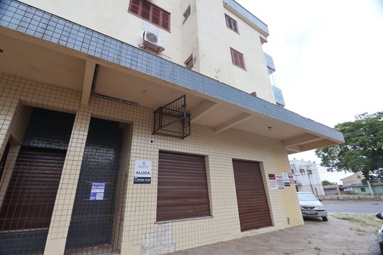 Fachada do Prédio de kitnet/studio para alugar com 1 quarto, 46m² em Mathias Velho, Canoas