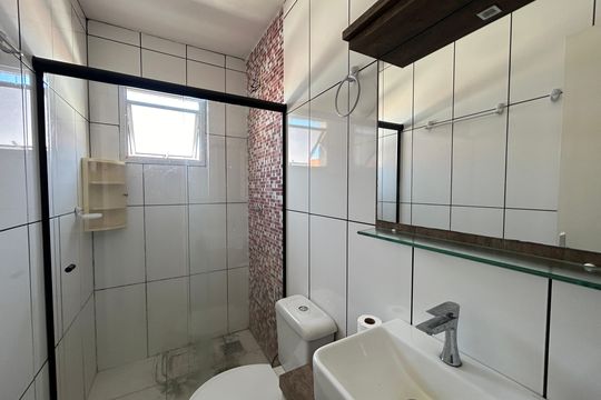Banheiro de casa para alugar com 2 quartos, 85m² em Canudos, Novo Hamburgo