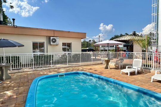 Área comum - Piscina de casa para alugar com 2 quartos, 85m² em Canudos, Novo Hamburgo