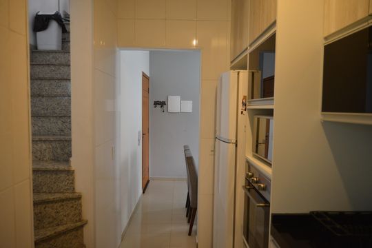 Cozinha de apartamento à venda com 3 quartos, 146m² em Vila Francisco Matarazzo, Santo André