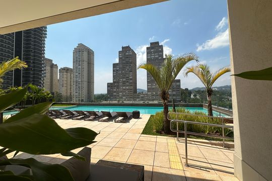 Área comum - Piscina de apartamento à venda com 3 quartos, 228m² em Alphaville Empresarial, Barueri