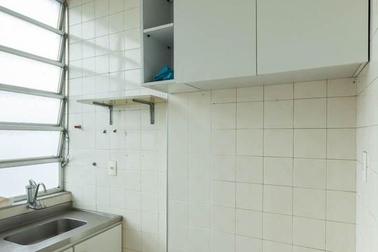 Cozinha de apartamento à venda com 1 quarto, 42m² em Tijuca, Rio de Janeiro