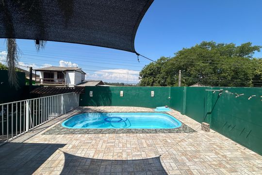 Área comum - Piscina de casa à venda com 3 quartos, 113m² em Canudos, Novo Hamburgo