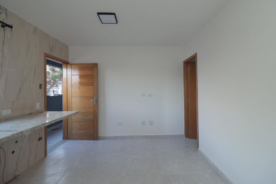 Sala/Cozinha de apartamento para alugar com 1 quarto, 27m² em Bosque da Saúde, São Paulo