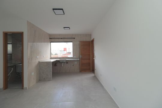 Sala/Cozinha de apartamento para alugar com 1 quarto, 32m² em Bosque da Saúde, São Paulo