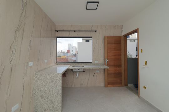 Sala/Cozinha de apartamento para alugar com 1 quarto, 32m² em Bosque da Saúde, São Paulo