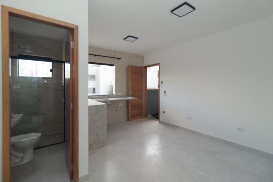 Sala/Cozinha de apartamento para alugar com 1 quarto, 32m² em Bosque da Saúde, São Paulo