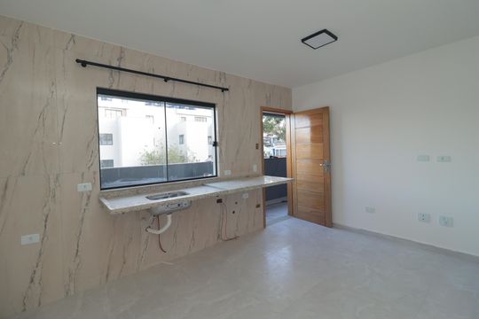 Sala/Cozinha de apartamento para alugar com 1 quarto, 27m² em Bosque da Saúde, São Paulo