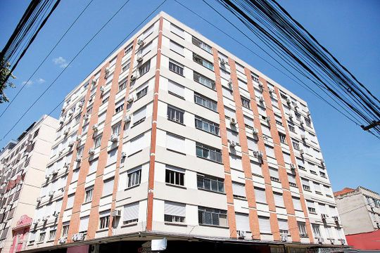 Fachada de apartamento à venda com 1 quarto, 50m² em Cidade Baixa, Porto Alegre