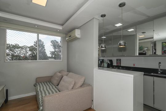 Sala de apartamento para alugar com 2 quartos, 47m² em São Sebastião, Porto Alegre