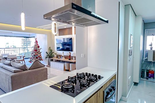 Cozinha de apartamento à venda com 2 quartos, 85m² em Parque São Jorge, São Paulo
