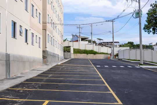 Estacionamento de apartamento para alugar com 2 quartos, 40m² em Dona Clara, Ribeirão das Neves
