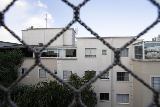 Vista Sala de apartamento à venda com 2 quartos, 96m² em Parque Esmeralda, São Paulo