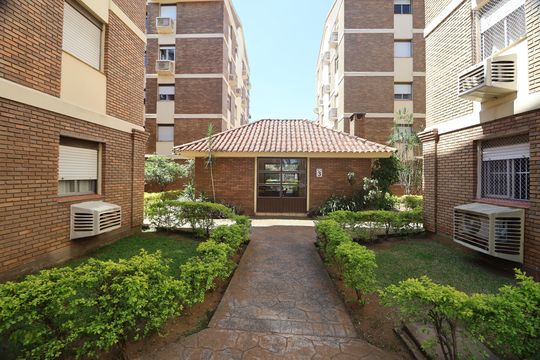 Área comum - Churrasqueira de apartamento para alugar com 2 quartos, 52m² em Centro, Canoas