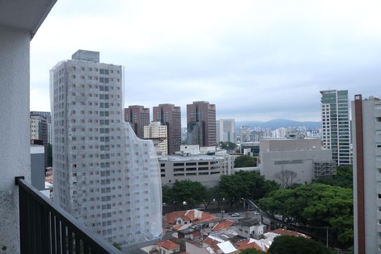 Varanda de kitnet/studio para alugar com 1 quarto, 26m² em Barra Funda, São Paulo