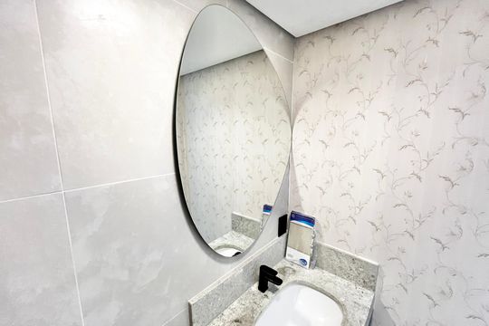 Banheiro de apartamento à venda com 2 quartos, 47m² em Parque Mandaqui, São Paulo