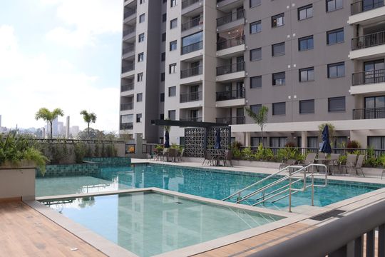 Área comum - Piscina de apartamento à venda com 2 quartos, 48m² em Nova Aldeinha, Barueri