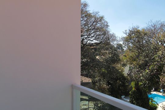 Varanda da Suite 1 de casa à venda com 4 quartos, 1190m² em Garças, Belo Horizonte
