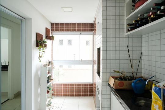 Varanda gourmet de apartamento para alugar com 3 quartos, 160m² em Centro, São Caetano do Sul
