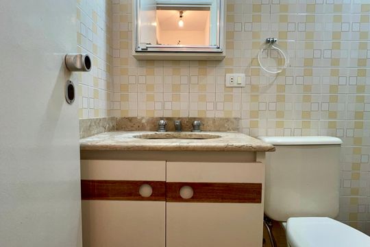 Banheiro de apartamento para alugar com 1 quarto, 40m² em Jardim Paulista, São Paulo