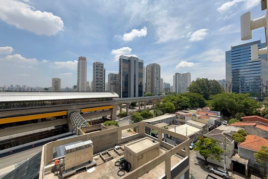 Vista Sacada de kitnet/studio para alugar com 1 quarto, 24m² em Vila Cordeiro, São Paulo