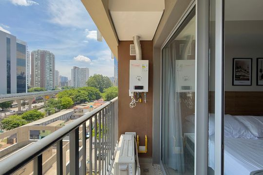 Sacada de kitnet/studio para alugar com 0 quarto, 24m² em Vila Cordeiro, São Paulo