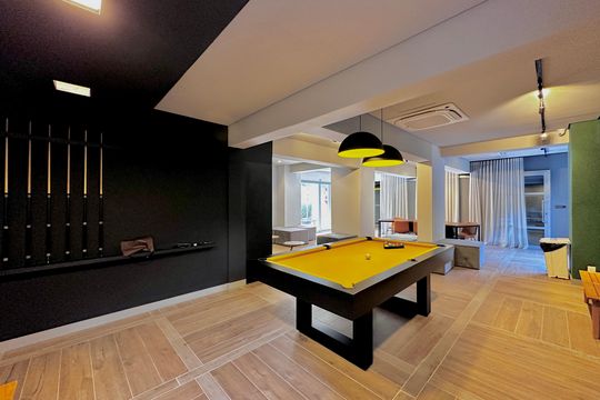 Área comum de kitnet/studio para alugar com 1 quarto, 24m² em Vila Cordeiro, São Paulo