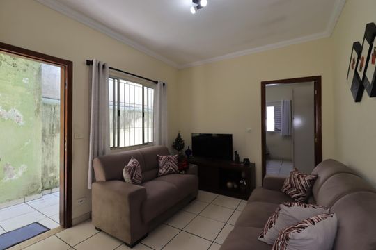 Sala de casa à venda com 2 quartos, 125m² em Vila Helena, Santo André