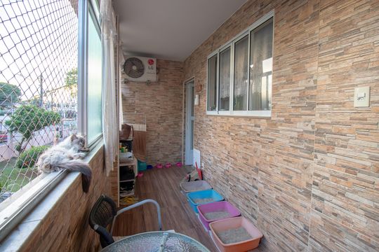Varanda de apartamento à venda com 3 quartos, 80m² em Penha, Rio de Janeiro