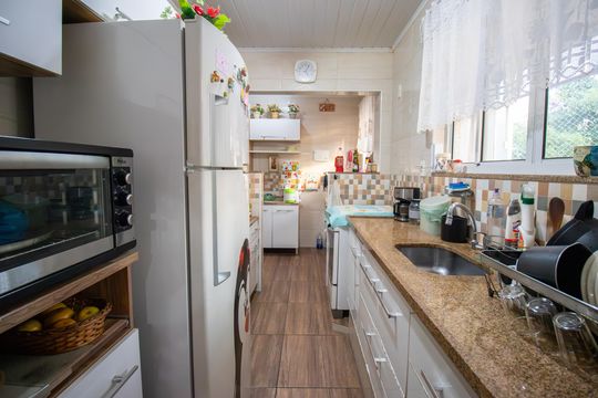 Cozinha de apartamento à venda com 3 quartos, 80m² em Penha, Rio de Janeiro