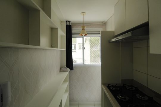 Cozinha de apartamento à venda com 3 quartos, 74m² em Bom Jesus, Porto Alegre