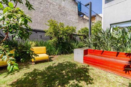 Área comum de kitnet/studio para alugar com 1 quarto, 30m² em Pinheiros, São Paulo