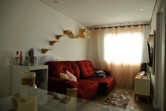 Sala de apartamento para alugar com 2 quartos, 58m² em Dos Casa, São Bernardo do Campo