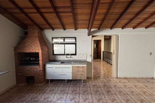 Área Gourmet - Edícula de casa para alugar com 5 quartos, 343m² em Vila Marina, Santo André