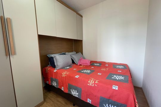 Quarto 1 de apartamento à venda com 2 quartos, 33m² em Jardim Celeste, São Paulo