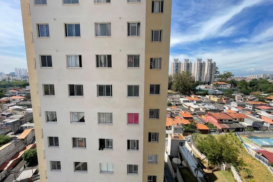 Vista da Sala de apartamento à venda com 2 quartos, 33m² em Jardim Celeste, São Paulo