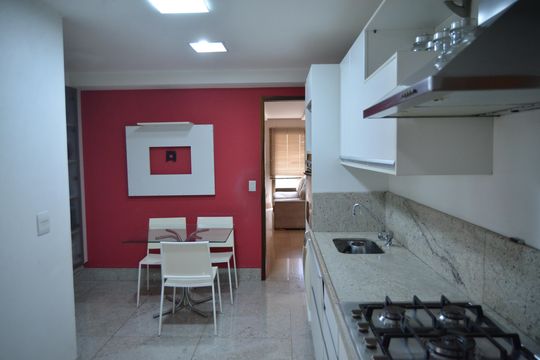 Cozinha de apartamento à venda com 3 quartos, 123m² em Jardim, Santo André