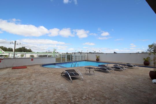 Área comum - Piscina de apartamento para alugar com 1 quarto, 44m² em Jardim America, Sorocaba