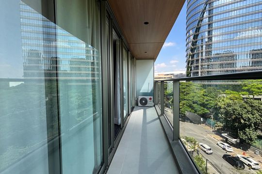 Varanda de kitnet/studio para alugar com 1 quarto, 50m² em Vila Olímpia, São Paulo