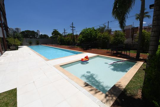 Área comum - Piscina de apartamento à venda com 1 quarto, 70m² em Cambuí, Campinas