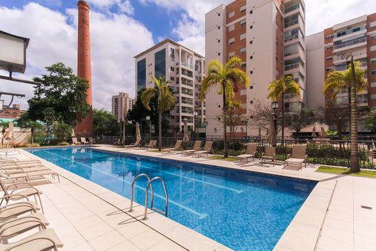Área comum - Piscina de apartamento para alugar com 3 quartos, 83m² em Mooca, São Paulo