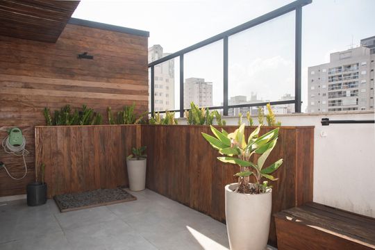 Espaço gourmet - Varanda de apartamento à venda com 1 quarto, 63m² em Saúde, São Paulo