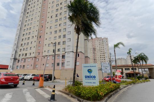 Fachada do Condominio  de apartamento para alugar com 2 quartos, 49m² em Ponte Grande, Guarulhos